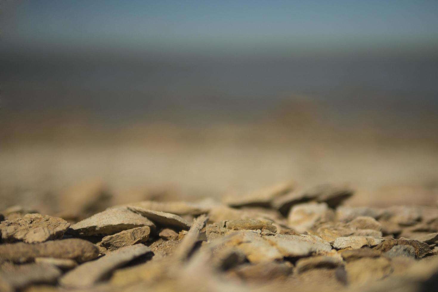 scharfe Meeressteine auf der Strandtapete foto