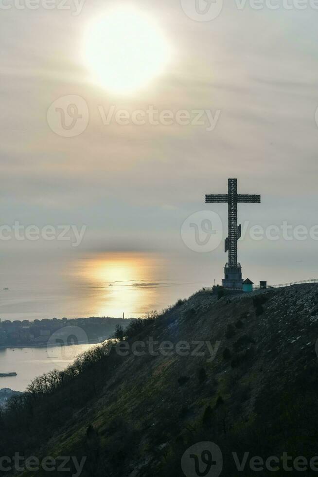 orthodox Kreuz - - Gelendschik, Russland foto
