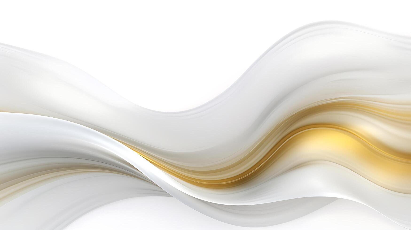abstrakt Weiß Luxus Flüssigkeit Welle Hintergrund. ai generiert foto
