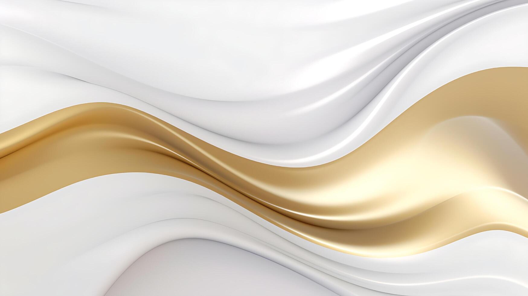 abstrakt Weiß Luxus Flüssigkeit Welle Hintergrund. ai generiert foto
