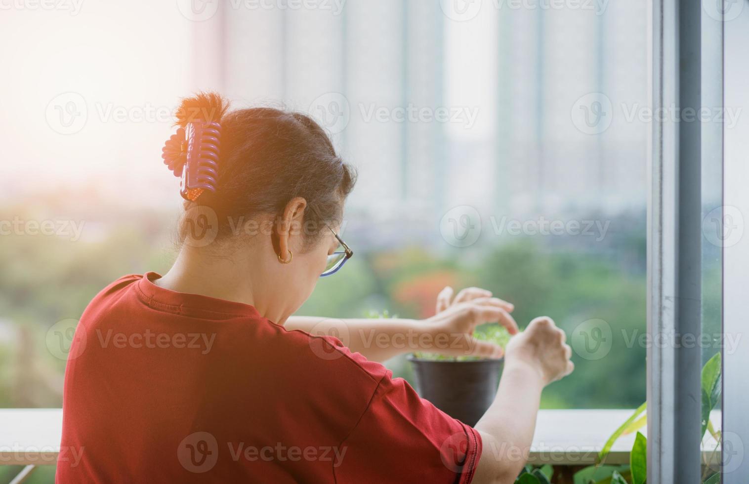 Lifestyle-Leute von Eigentumswohnungen foto