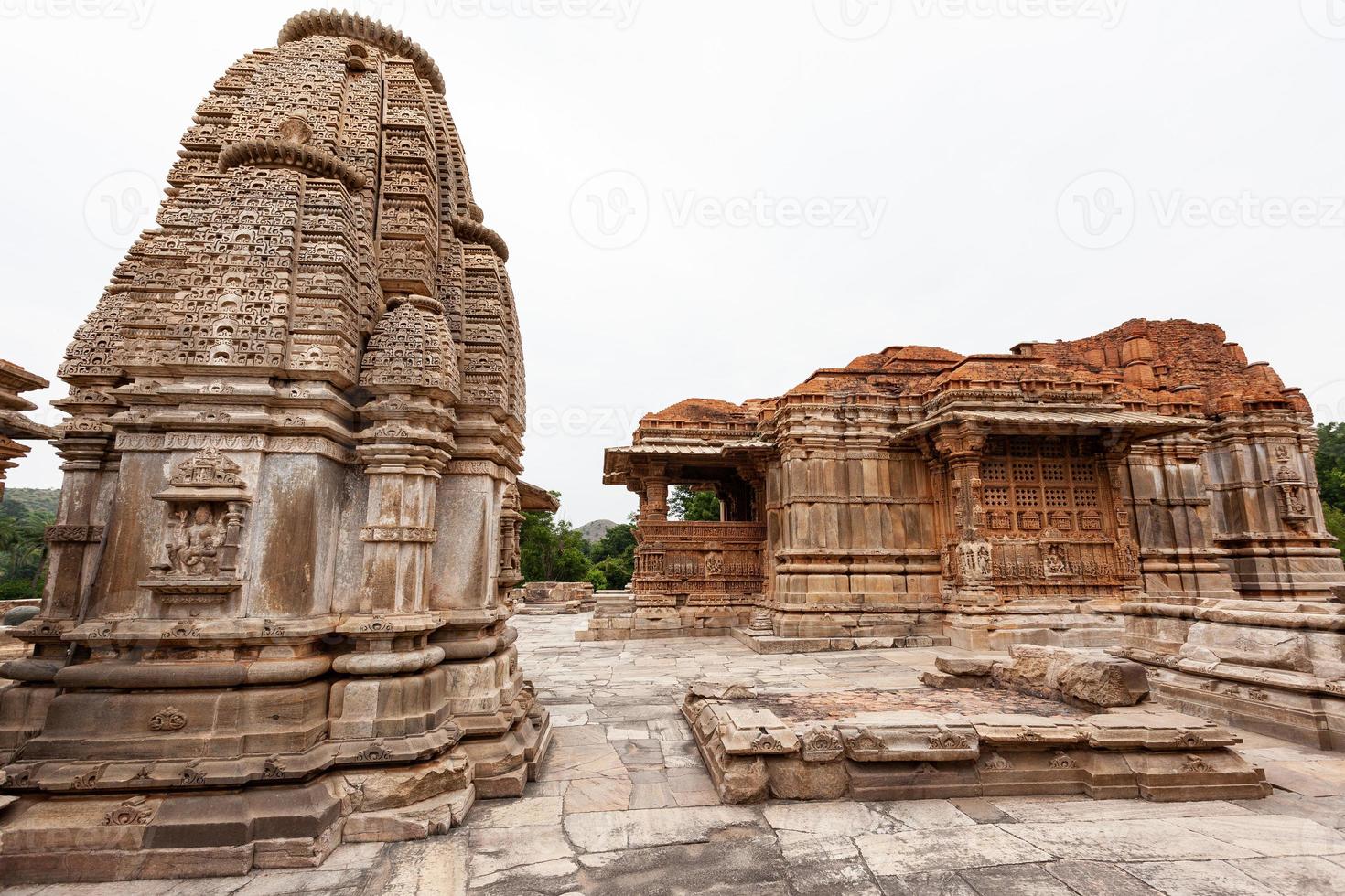 Sahastra Bahu Tempel in Udaipur, Rajasthan, Indien foto