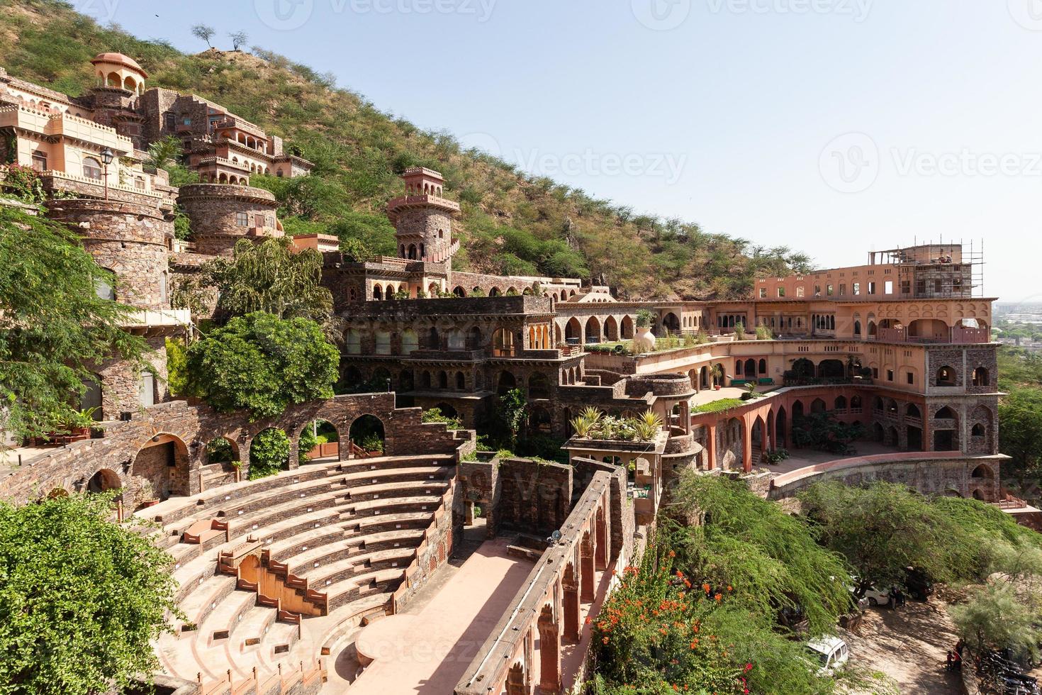 Neemrana Fort in Rajasthan, Indien foto