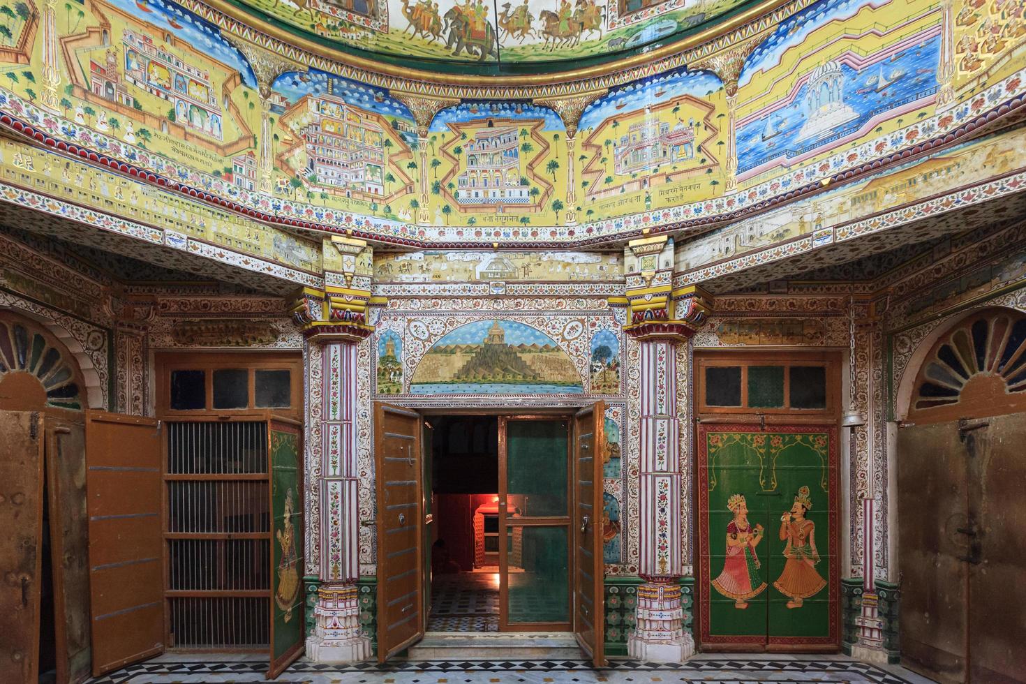 Seth Bhandasar Jain Tempel in Bikaner, Rajasthan, Indien foto