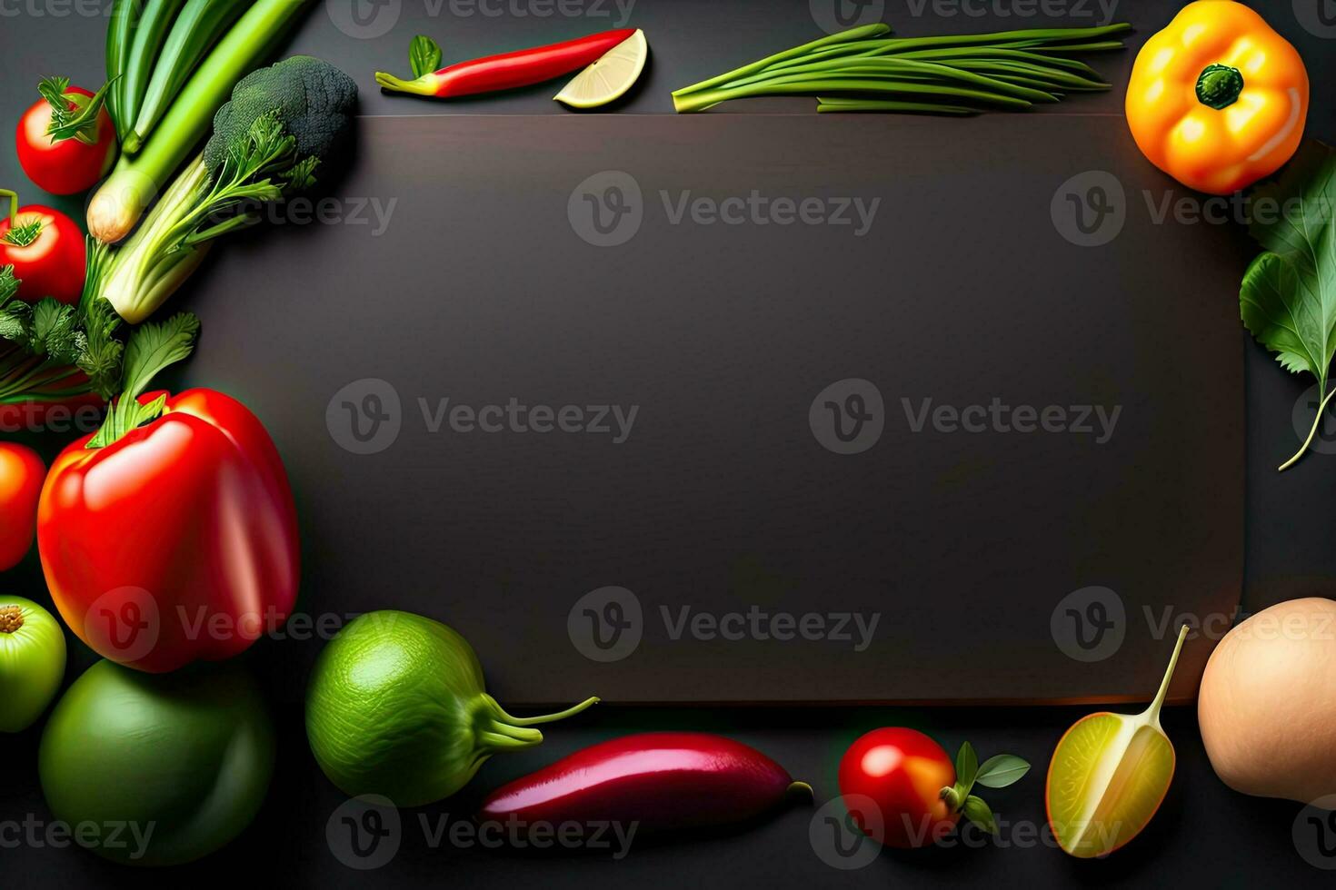Gemüse Zutaten Hintergrund oben Aussicht foto