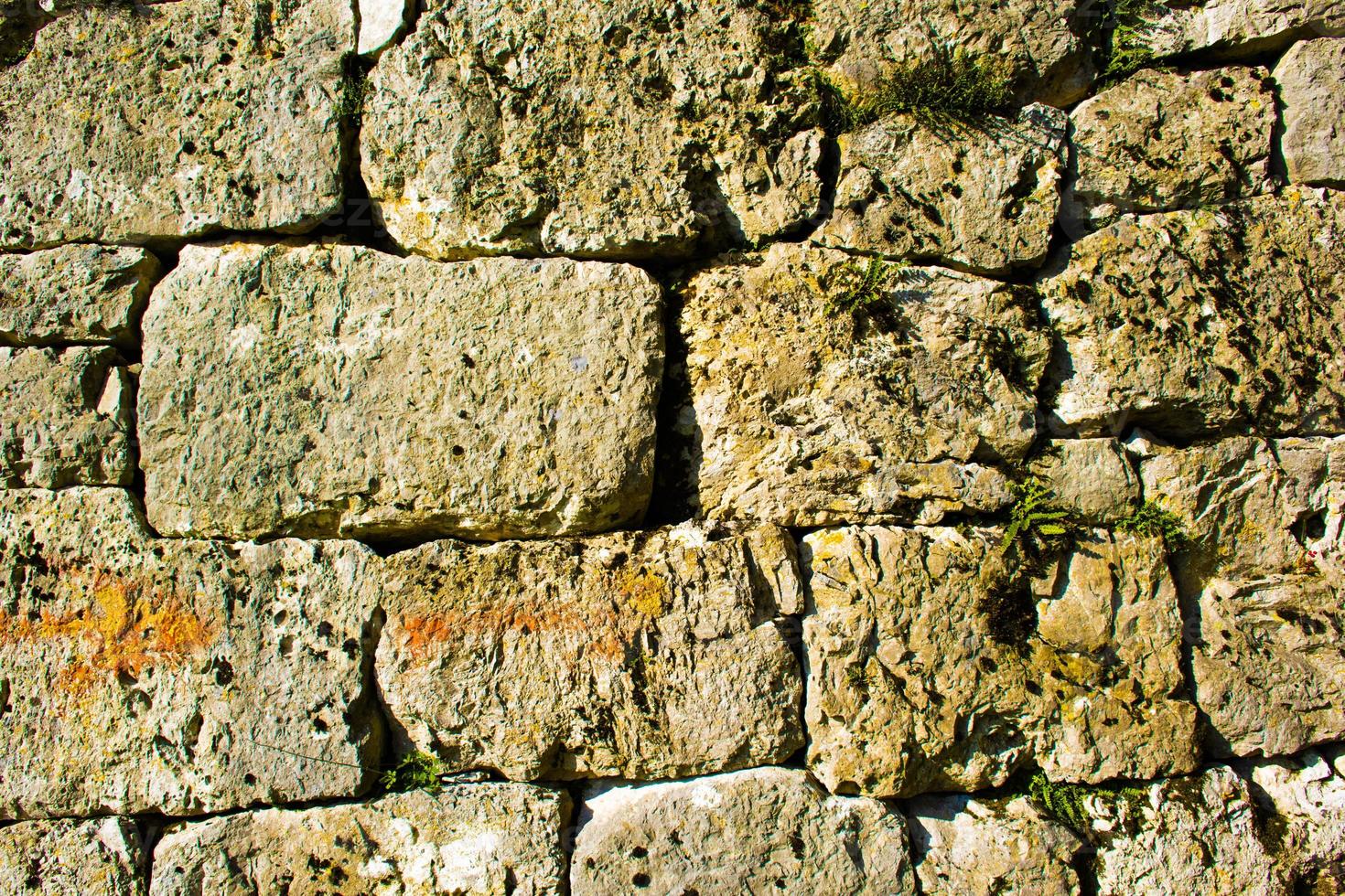 alte Steinmauer foto