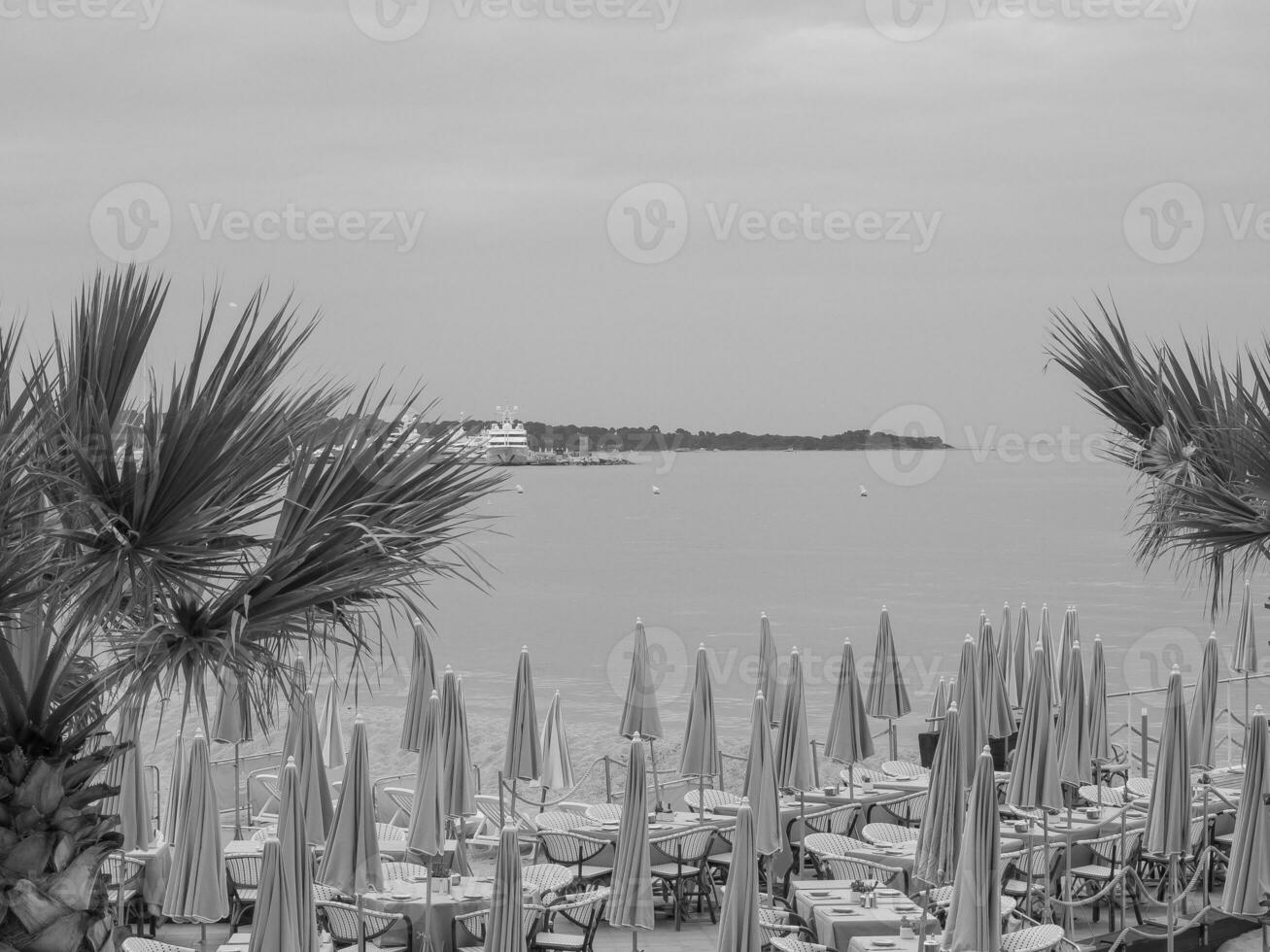 cannes am mittelmeer foto