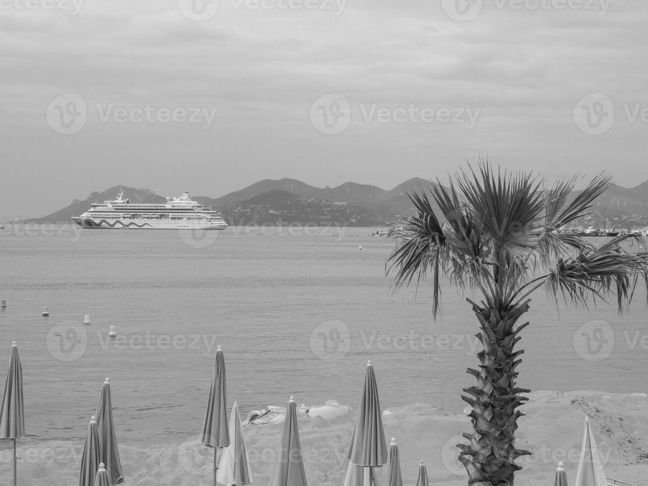 cannes am mittelmeer foto