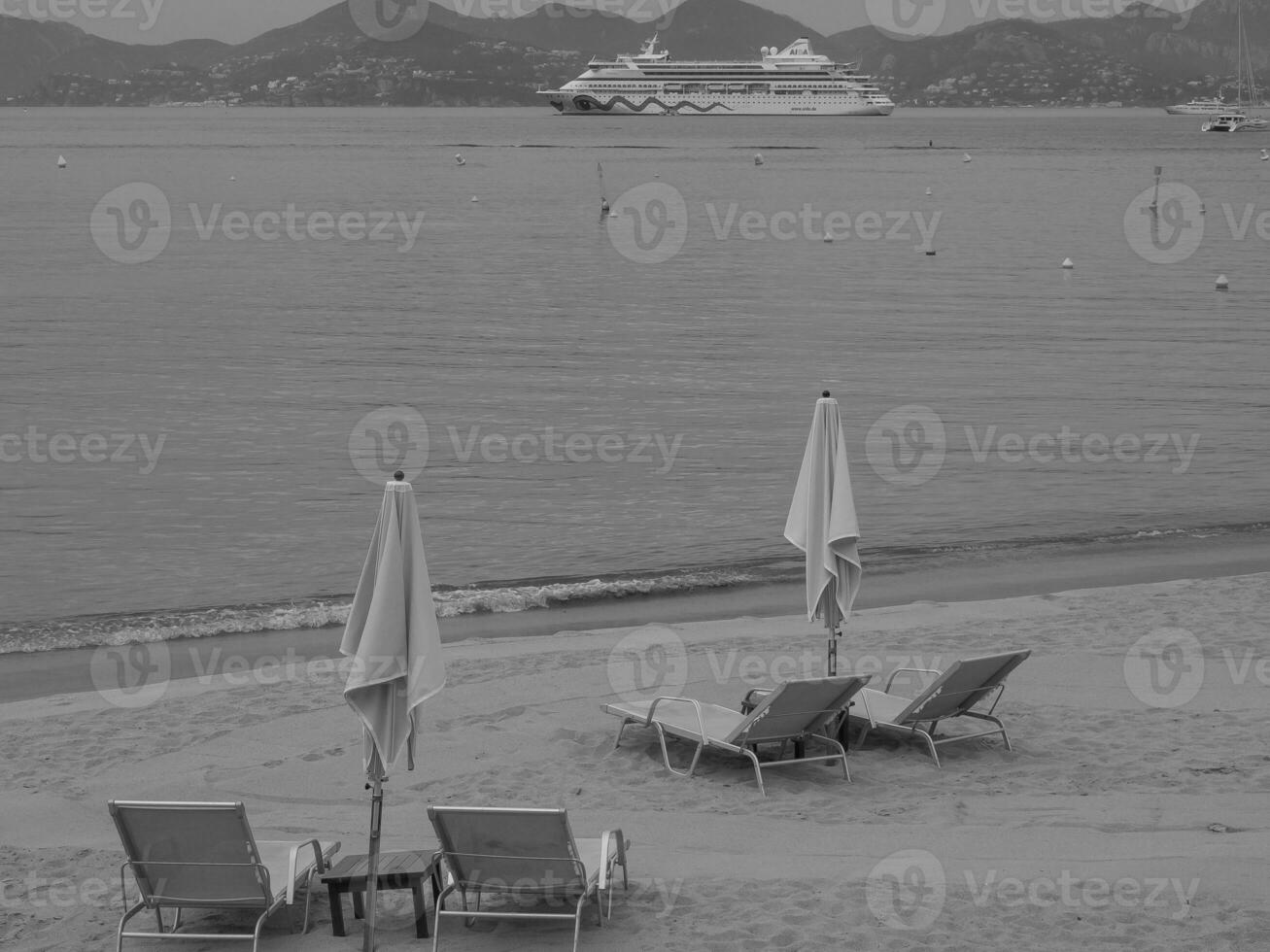 cannes am mittelmeer foto