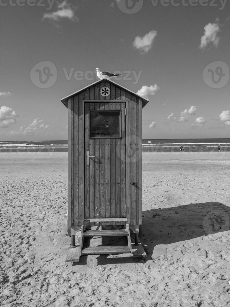 Sommer- Zeit beim Spiekeroog Insel foto