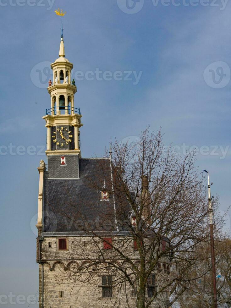 das Stadt von Horn im das Niederlande foto