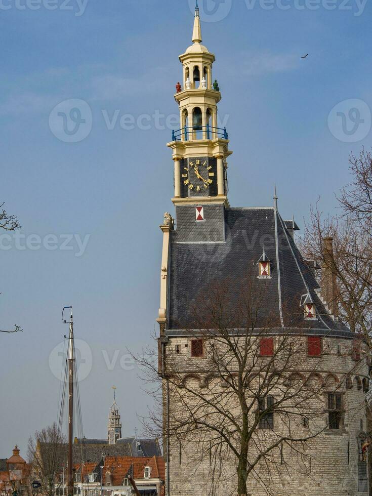 das Stadt von Horn im das Niederlande foto