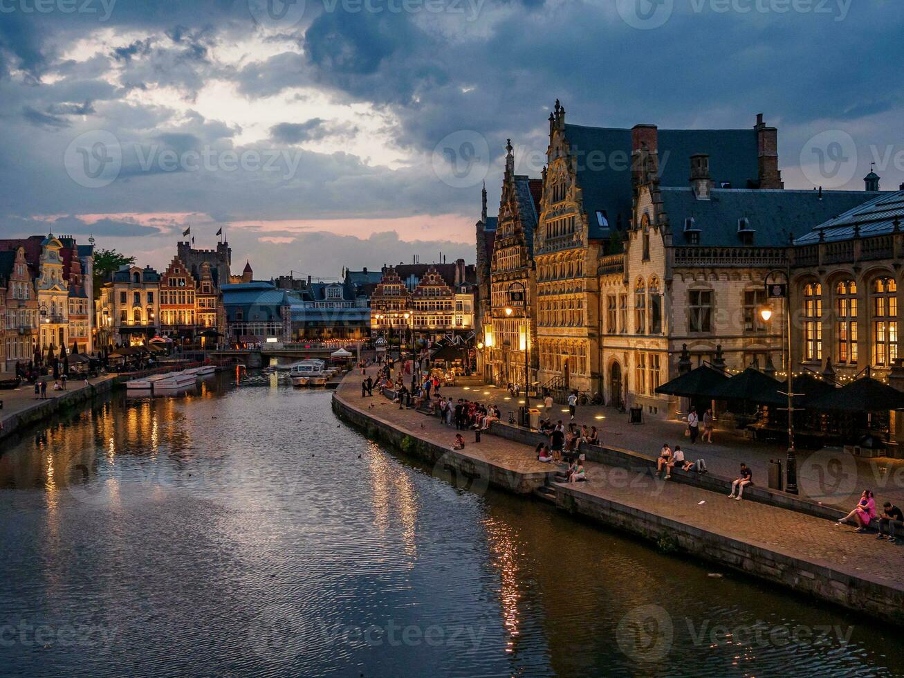 das Stadt von Mann im Belgien foto