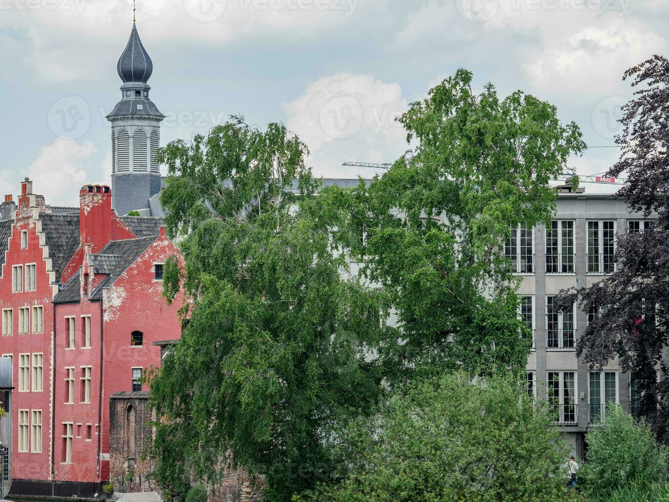 das Stadt von Mann im Belgien foto