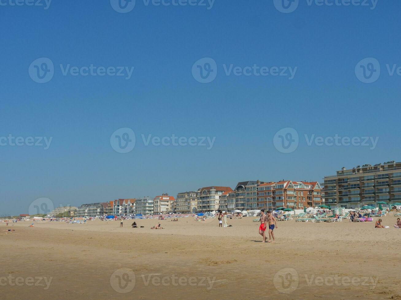 de haan Stadt im Belgien foto