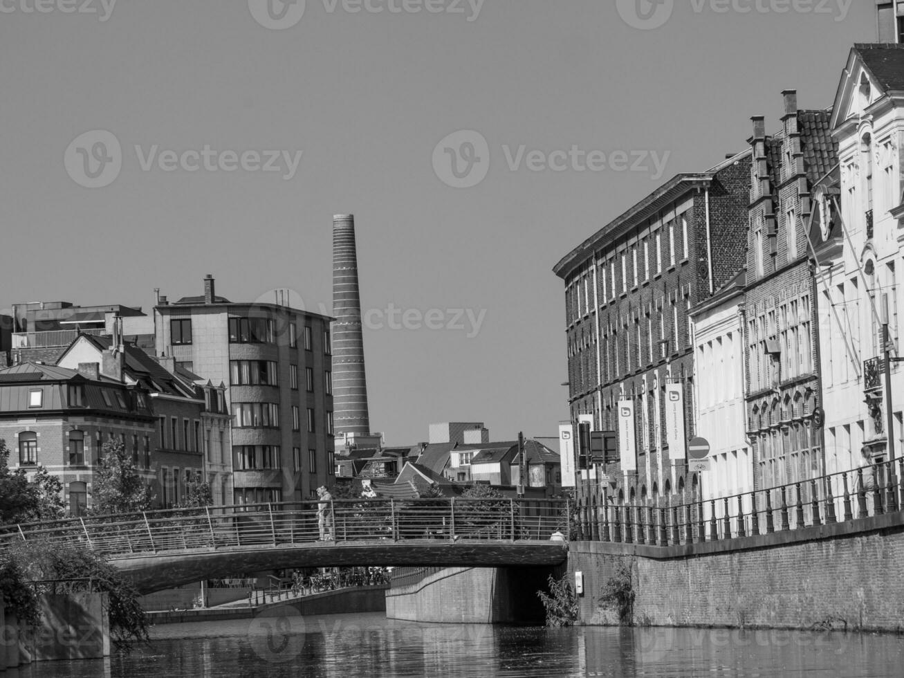 das Stadt von Mann im Belgien foto