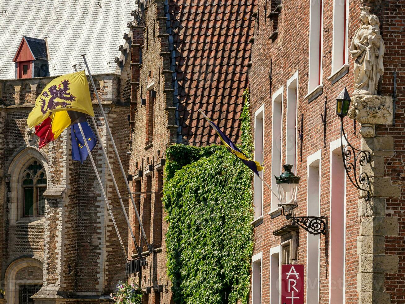 das Stadt von Brügge im Belgien foto