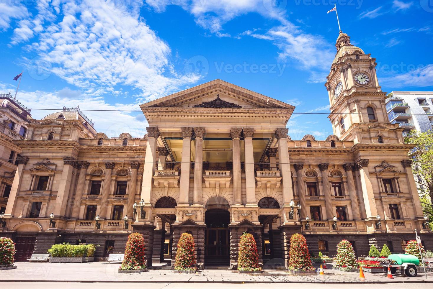 Rathaus von Melbourne im Zentrum von Melbourne Victoria Australien foto