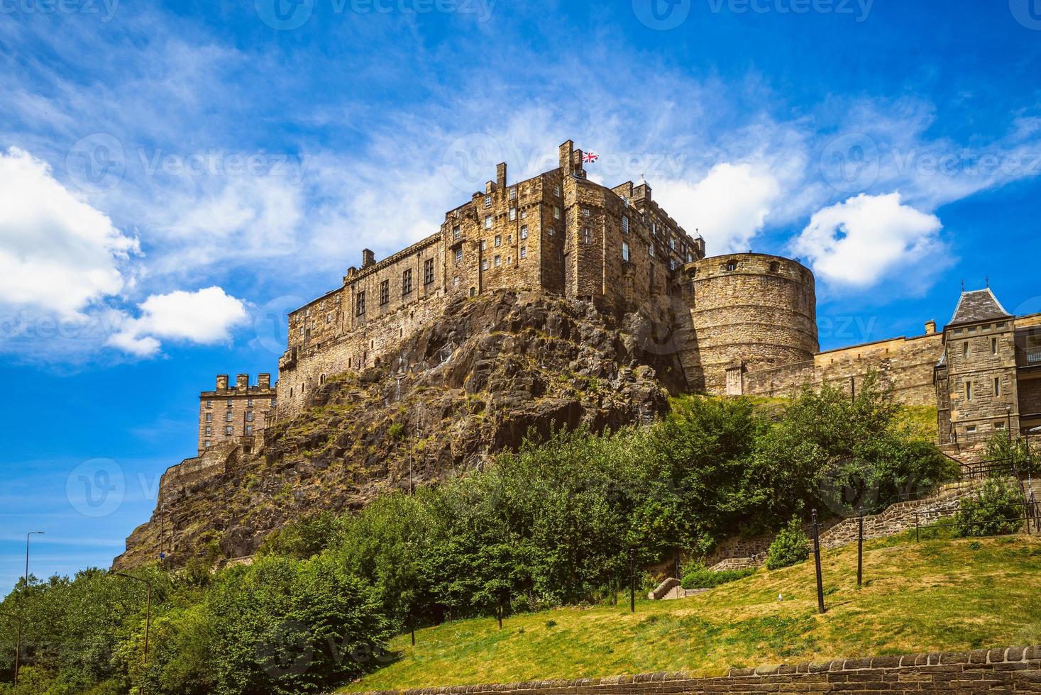 Edinburgh Castle in Edinburgh, Schottland, Großbritannien foto