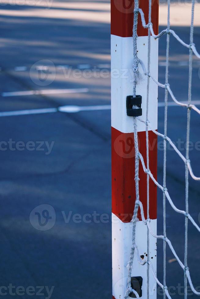 Straßenfußballtor Sportausrüstung foto