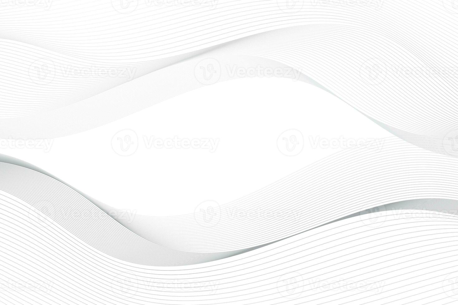 abstrakt Weiß und grau Farbe, modern Design Streifen Hintergrund mit geometrisch runden Form, wellig Muster. Vektor Illustration. foto