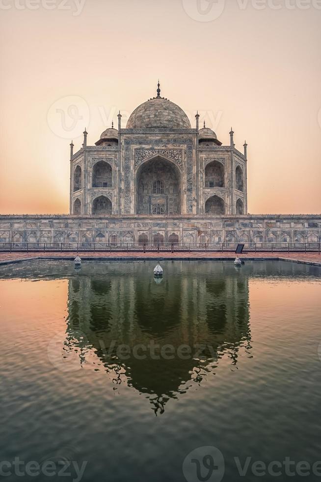 Taj Mahal am Morgen Agra Indien foto