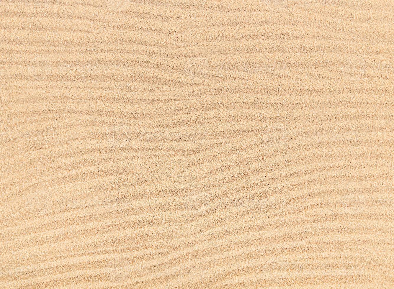 Sandwellen Textur Hintergrund, Strand Draufsicht. foto