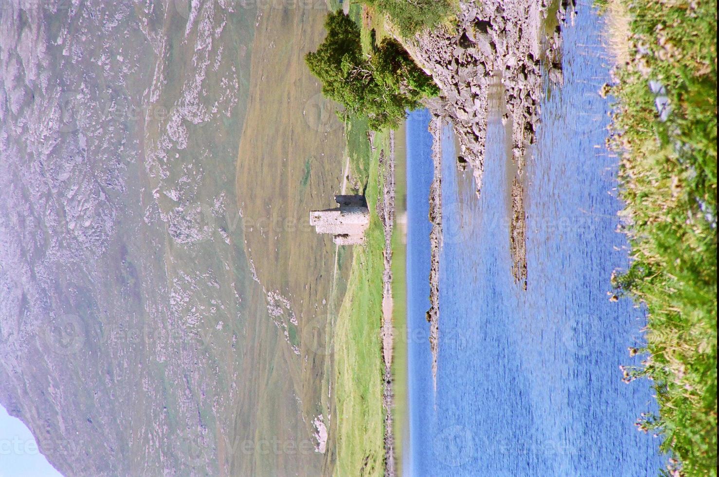 Ruinen im schottischen Hochland foto