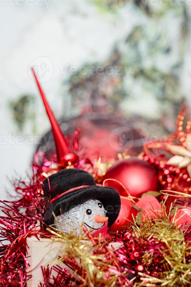 Christbaumschmuck und Ornamente foto