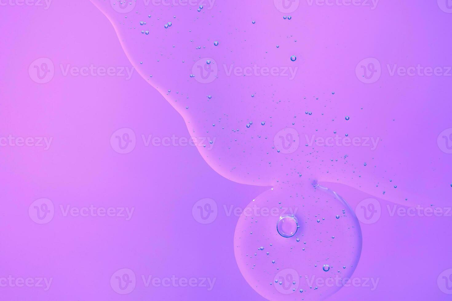 transparent Flüssigkeit Gel Luftblasen Hintergrund foto