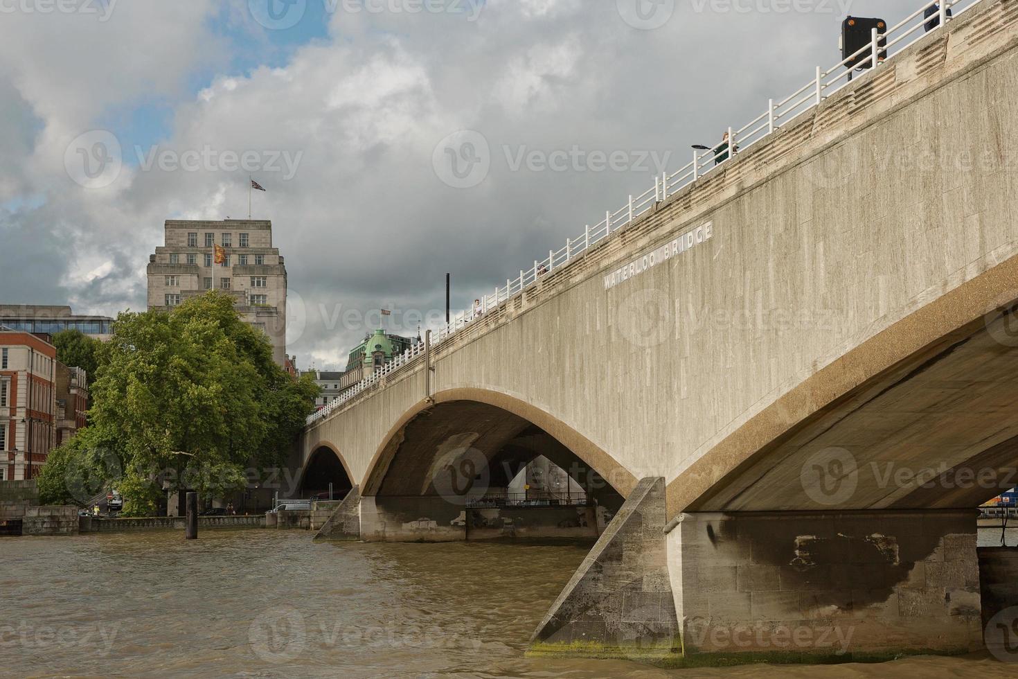 Waterloo-Brücke in London, Großbritannien foto