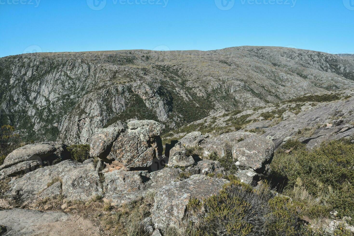 Quebrada del Condorito National Park Landschaft, Cordoba Provinz, Argentinien foto