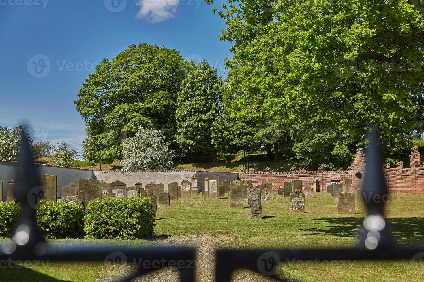 Friedhof in Fredericia City in Dänemark. foto