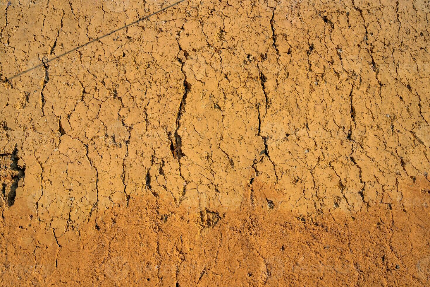 Boden Mauer Textur von alt Lehm Haus Struktur. einer nett von Material machen Haus Mauer im Norden Vietnam foto