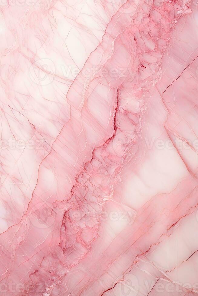 Rosa Marmor Textur Hintergrund. Rosa Marmor Fußboden und Mauer Fliese. natürlich Granit Stein. ai generiert foto
