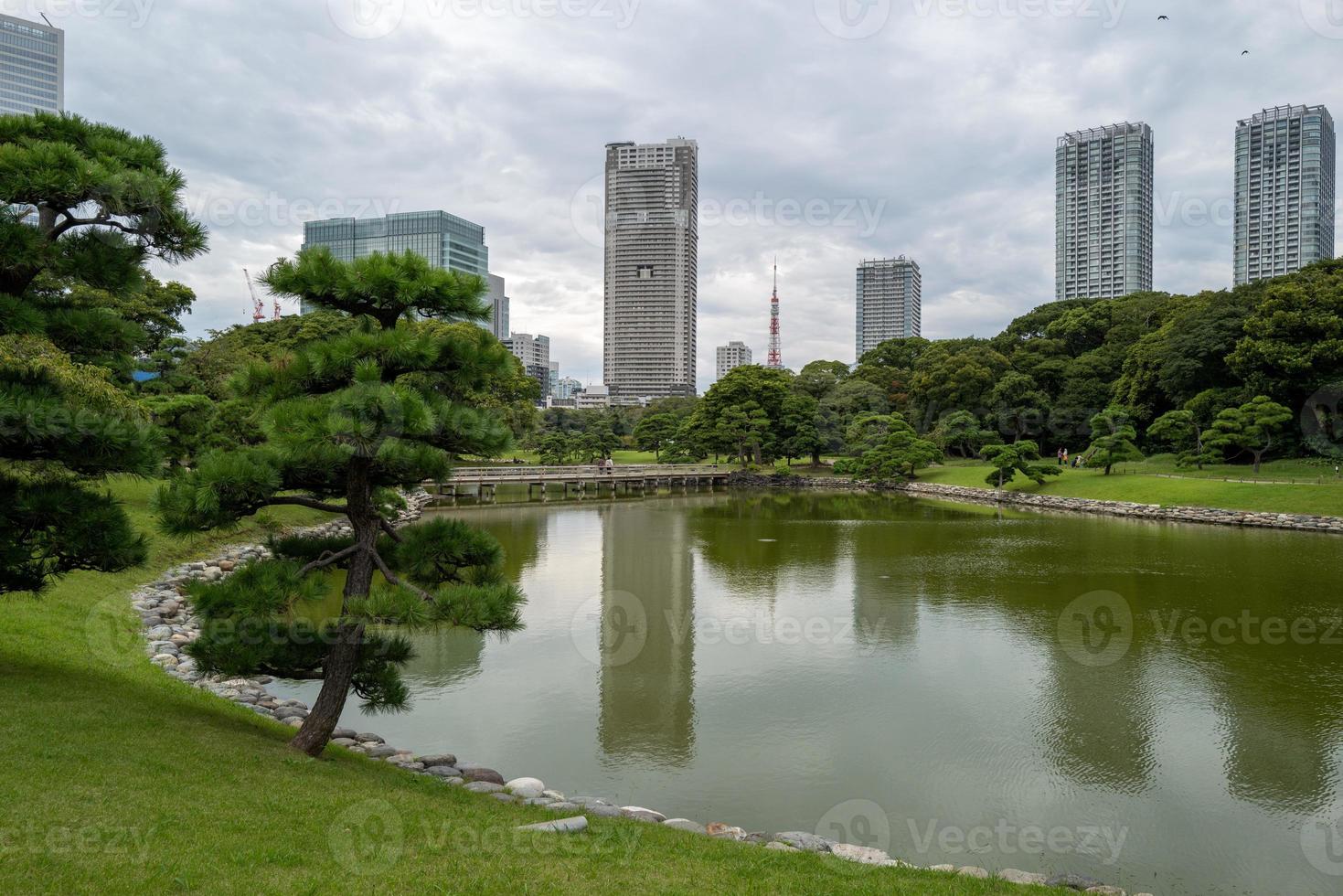 Hamarikyu-Park in Tokio foto