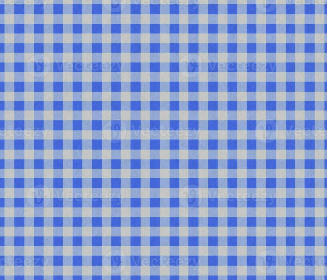 Gingham drucken Stoff foto