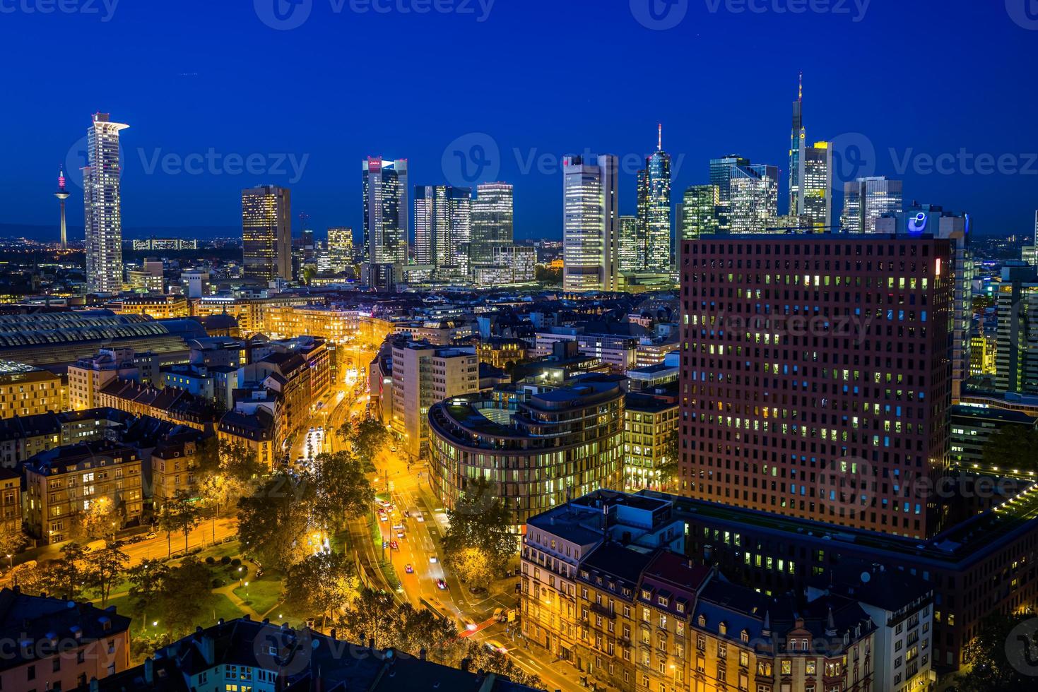 die Frankfurter Skyline foto