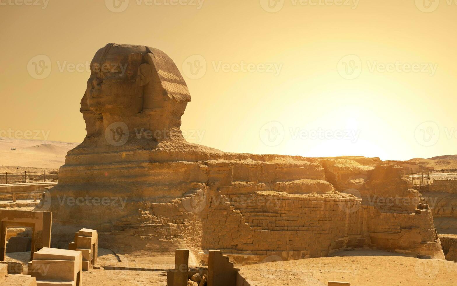 Sphinx im Deser foto