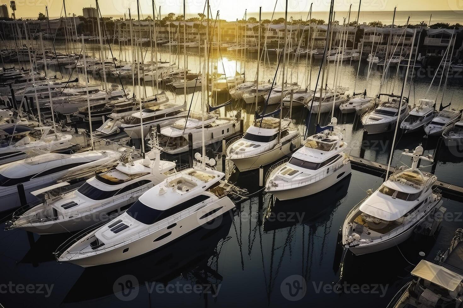 Boote in der Marina foto