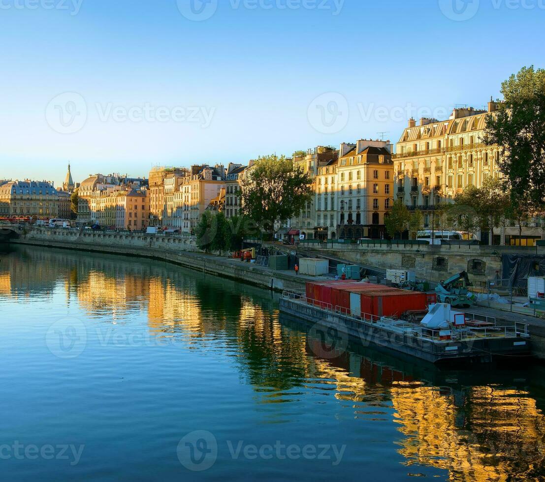 Seine im Paris foto