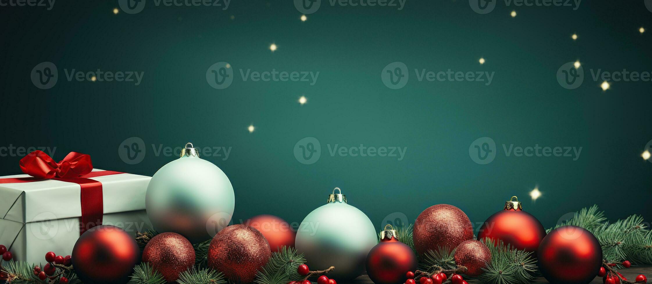 Illustration von Weihnachten Hintergrund, ai generiert foto