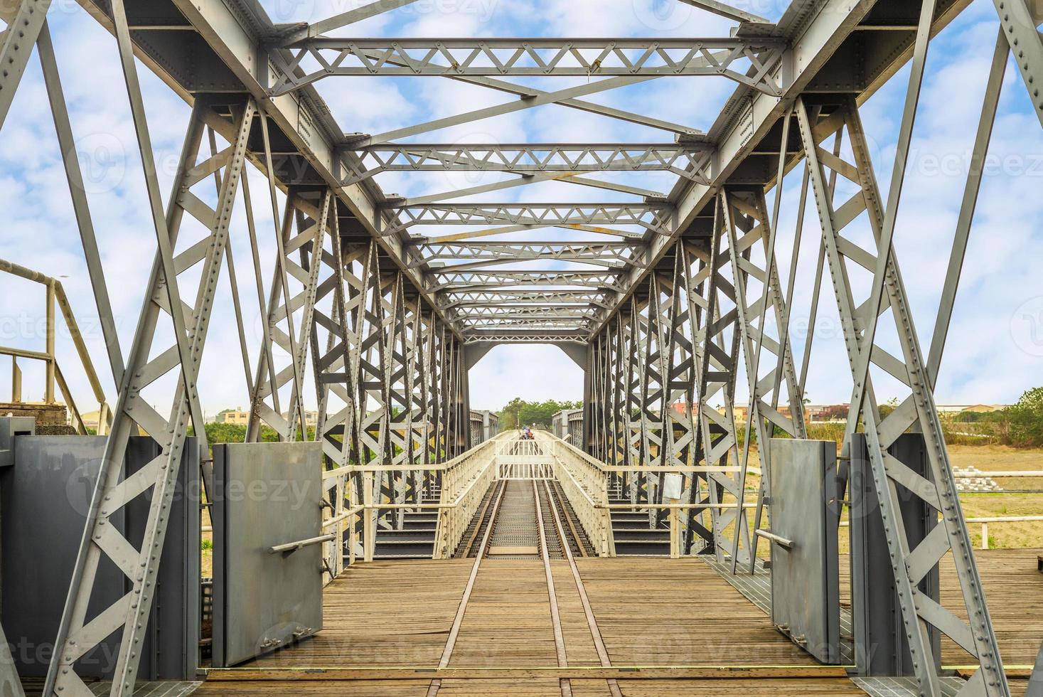 huwei stahlbrücke in yunlin, taiwan foto