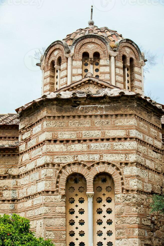 Kirche von das heilig Apostel bekannt wie heilig Apostel von Solaki gelegen im das uralt Agora von Athen gebaut auf das 10 .. Jahrhundert foto