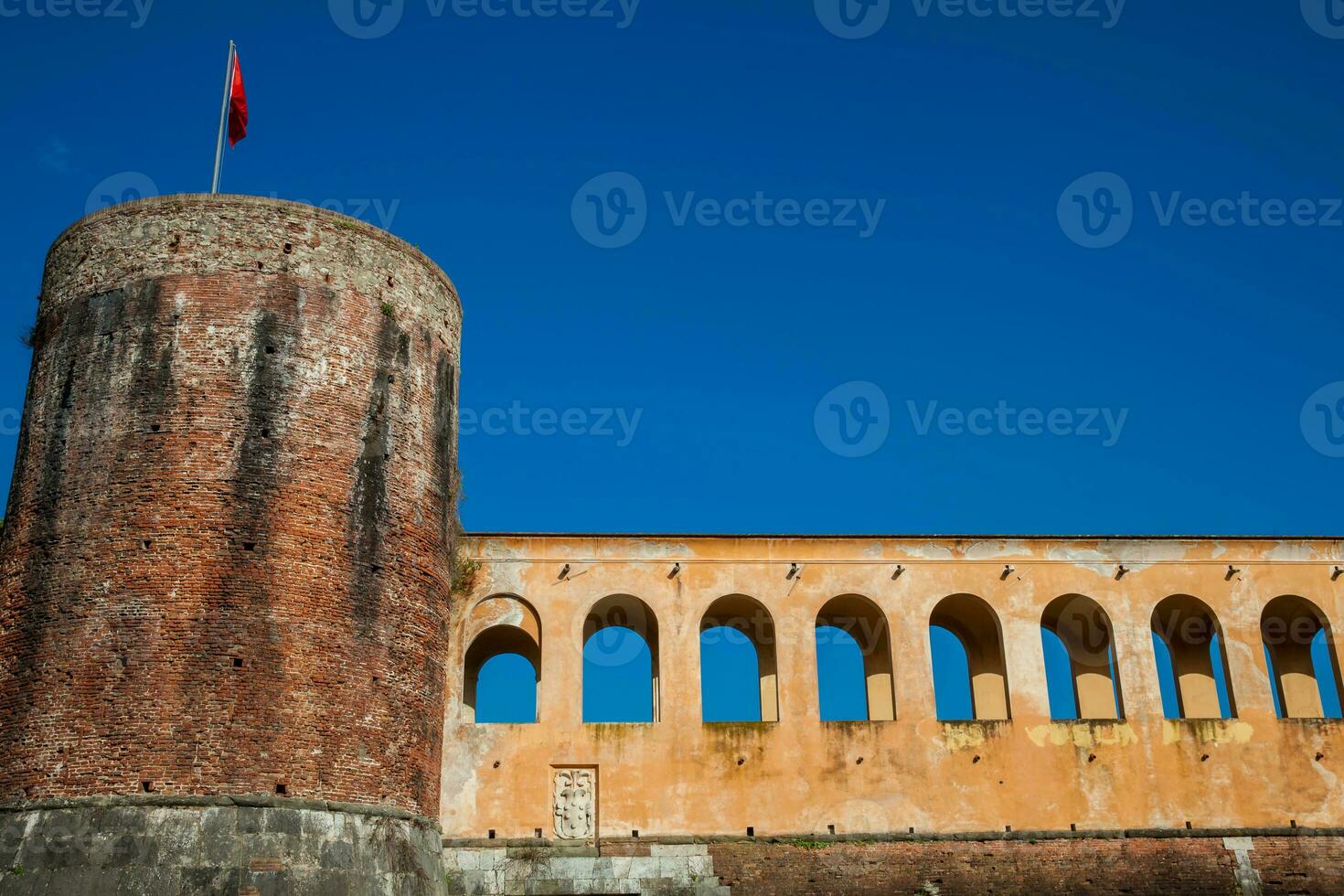 das cittadella nuova ebenfalls namens giardino di Scott ein historisch Festung von das 14 .. Jahrhundert im pisa foto