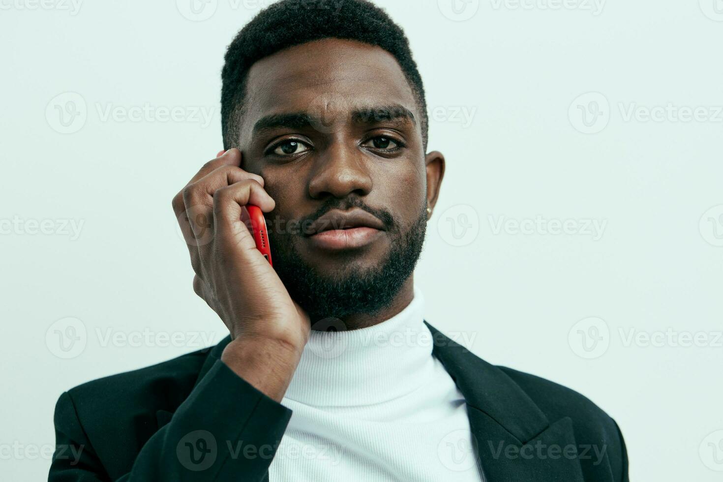 Mann Technologie Erwachsene jung Telefon afrikanisch Geschäftsmann Handy, Mobiltelefon glücklich schwarz Lächeln foto