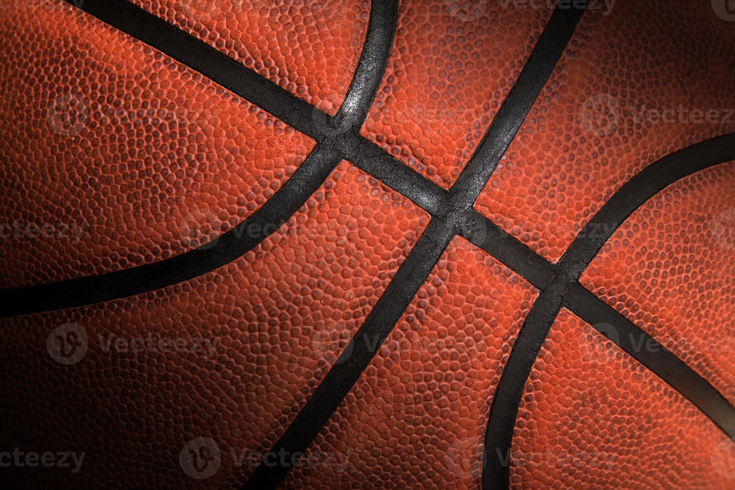 Makrofotografie des Basketballs foto