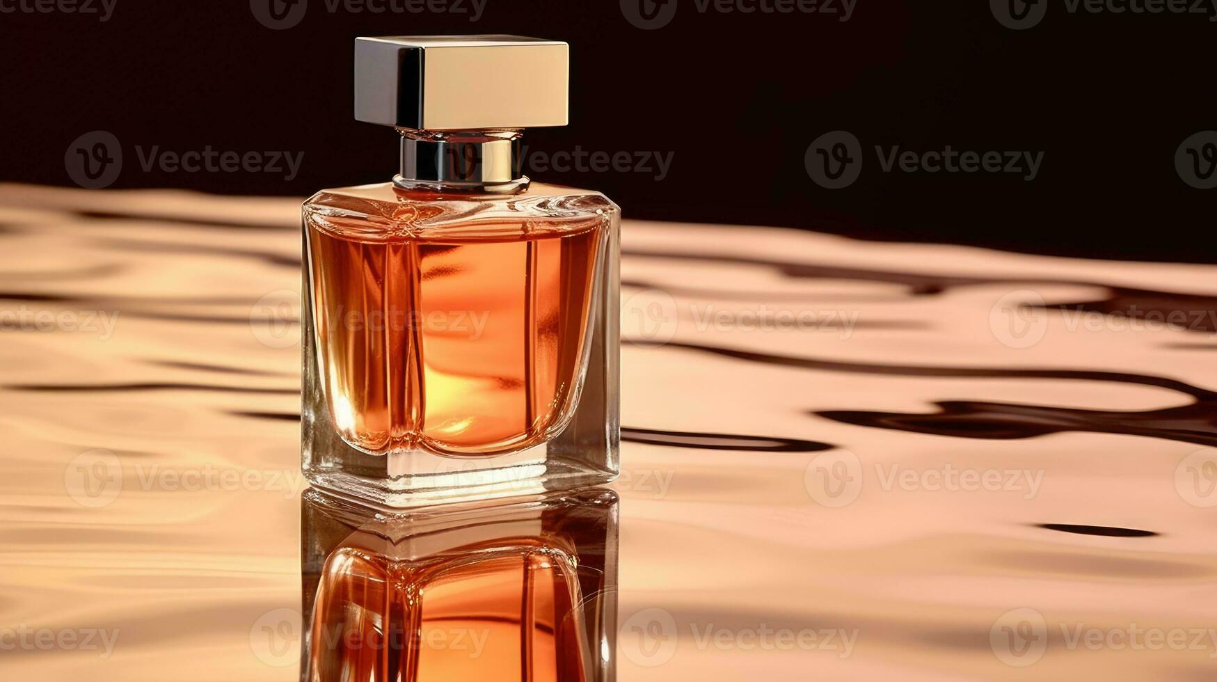 Parfüm Luxus Flasche. Produkt Design Parfümerie. generativ ai foto
