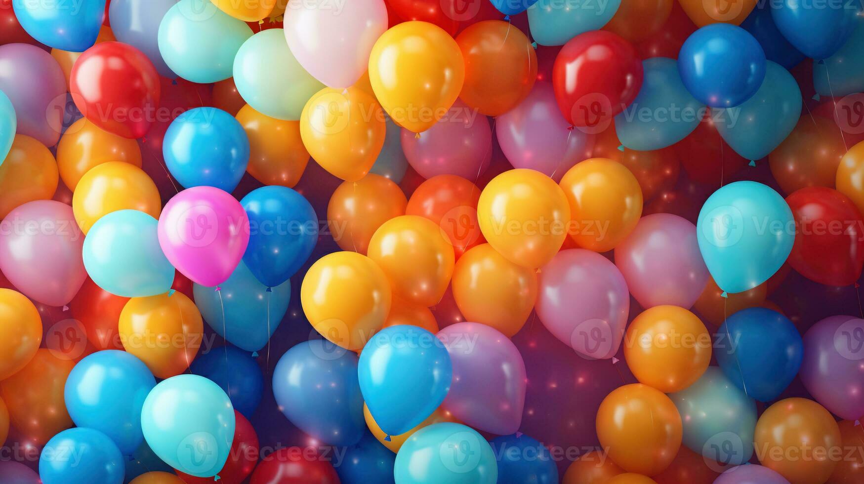 bunt Luftballons Hintergrund foto