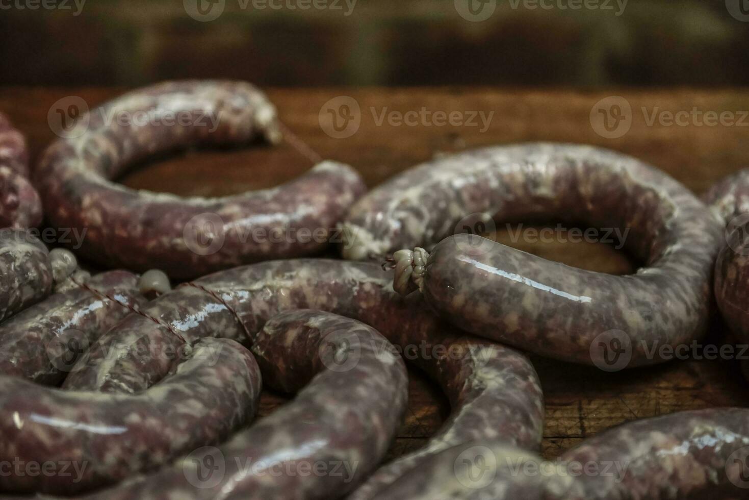 hausgemacht Würste, traditionell Küche, Argentinien foto